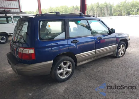 2002 Subaru Forester S from USA, damaged, VIN JF1SF65512H714793